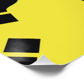 Curious Chaos - Minimalistisch vraagteken Poster (Hoek)