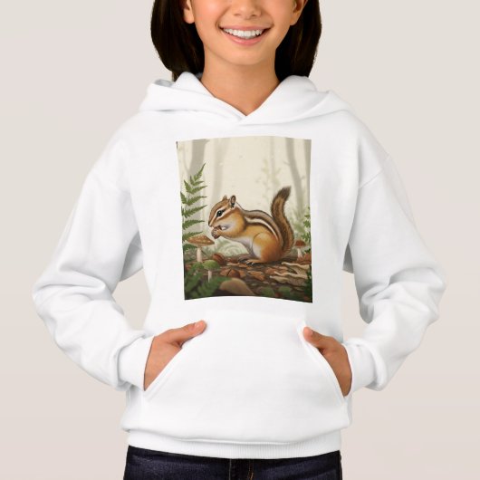 Curious Chipmunk Forager T-shirt (Voorkant)