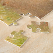 Curious Dachshund Puppies and a Frog, painting Legpuzzel (Zijkant)