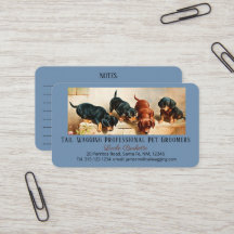Curious Dachshund Puppies Kunstwerk voor huisdierv