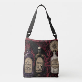 Curious Elixirs & Raven Crossbody Tas Medium