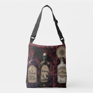 Curious Elixirs & Raven Crossbody Tas Medium