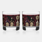 Curious Elixirs & Raven Set van 2 Rocks Glazen (Achterkant)