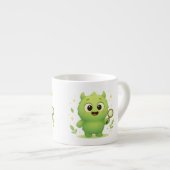 Curious Explorer Monster Kids Mug Espresso Kop (Voorkant rechts)