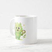 Curious Explorer Monster Kids Mug Koffiemok (Voorkant links)