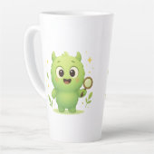 Curious Explorer Monster Kids Mug Latte Mok (Linkerhoek)