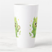 Curious Explorer Monster Kids Mug Latte Mok (Voorkant)