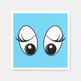 Curious Eyes Blue servetten - 