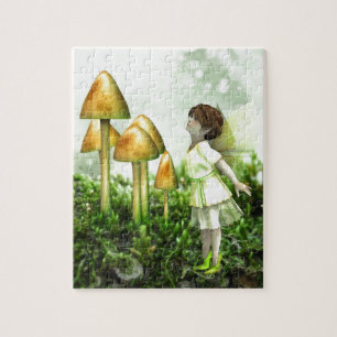 Curious Fairy - Fairy and Toadstools Legpuzzel