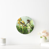 Curious Fairy - Fairy and Toadstools Ronde Klok (Huis)