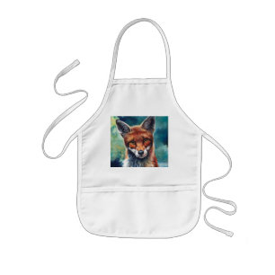 Curious Fox Custom Kinder Schort