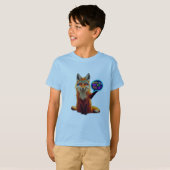 Curious Fox Question Mark T-Shirt (Voorkant volledig)