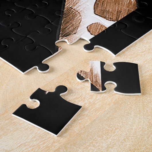 Curious Giraffe Funny Zoo Animal Costume Gift Legpuzzel (Zijkant)