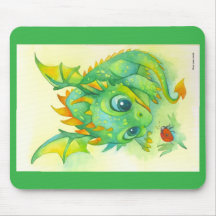 Curious Green Dragon Muismat