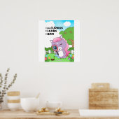Curious I learn I gain Wall art Poster (Keuken)