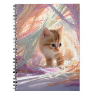 Curious Kitten Pastel Notitieboek