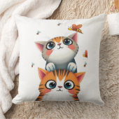 Curious Kittens & Busy Bees Kussen (Deken)