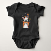Curious Kittens & Busy Bees Romper (Voorkant)
