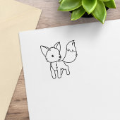 Curious Little Fox 1x1 Rubberstempel