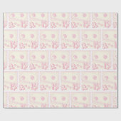 Curious Manga Girl Pattern Cadeaupapier (Vlak)