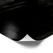 Curious Sea Otter Monochromatic Water Portrait Perfect Poster (Hoek)