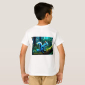 Curious Squirrel in het Park T-Shirt Design (Achterkant volledig)