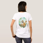 Curious Squirrel Monkey Jungle T-shirt (Achterkant volledig)