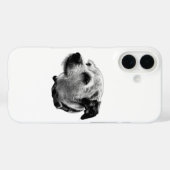 Curious Terrier Mix iPhone hoesje (Achterkant (horizontaal))