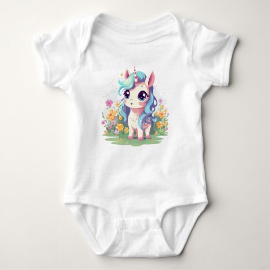 Curious Unicorn Romper (Voorkant)