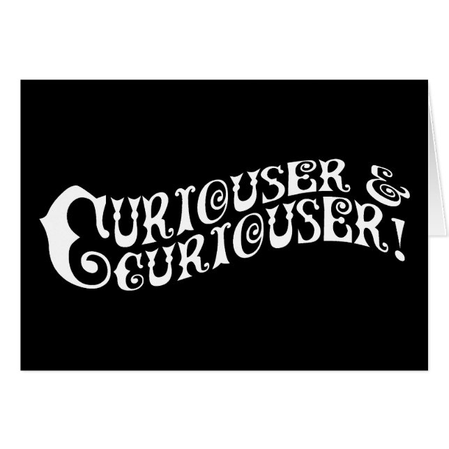 Curiouser & Curiouser (Voorkant Horizontaal)