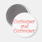 Curiouser & Curiouser Magneet (Voorkant / Achterkant)