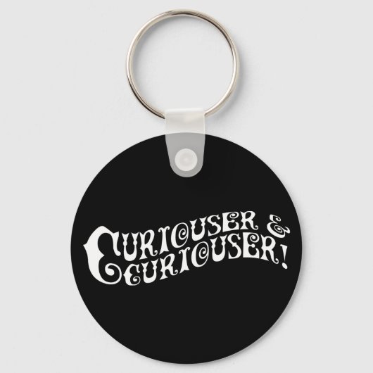 Curiouser & Curiouser Sleutelhanger (Voorkant)