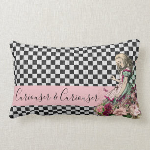 Curiouser en Curiouser Alice in Wonderland Pillow Kussen