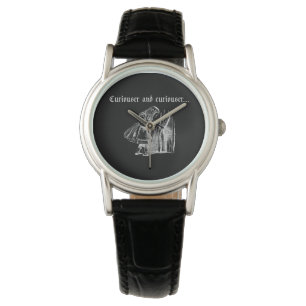 Curiouser en Curiouser Alice Met Sleutel Horloge