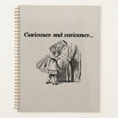 Curiouser en Curiouser Alice Met Sleutel Planner (Voorkant)