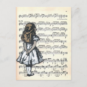 Curiouser en Curiouser Briefkaart