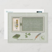 Curiouser en Curiouser Briefkaart (Voorkant / Achterkant)