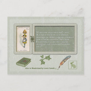 Curiouser en Curiouser Briefkaart