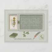 Curiouser en Curiouser Briefkaart (Voorkant)