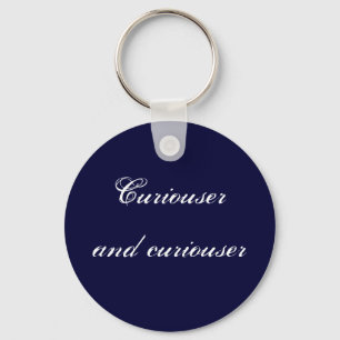 Curiouser en curiouser sleutelhanger