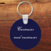 Curiouser en curiouser sleutelhanger (Voorkant)