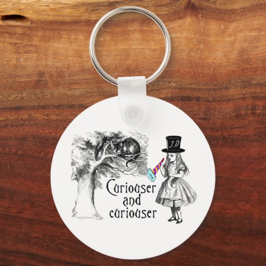 Curiouser Sleutelhanger (Voorkant)