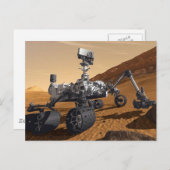 Curiousity Mars Rover, Planetary Space Mission, Briefkaart (Voorkant / Achterkant)