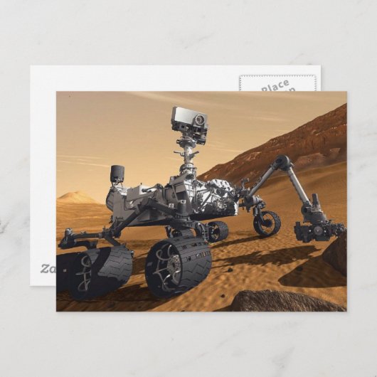 Curiousity Mars Rover, Planetary Space Mission, Briefkaart (Voorkant / Achterkant)