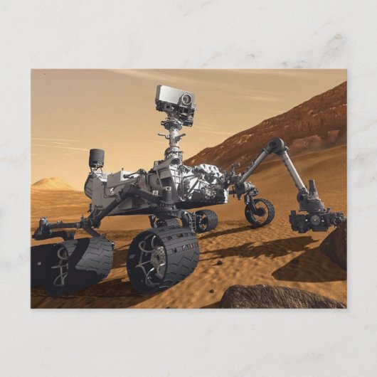 Curiousity Mars Rover, Planetary Space Mission, Briefkaart (Voorkant)