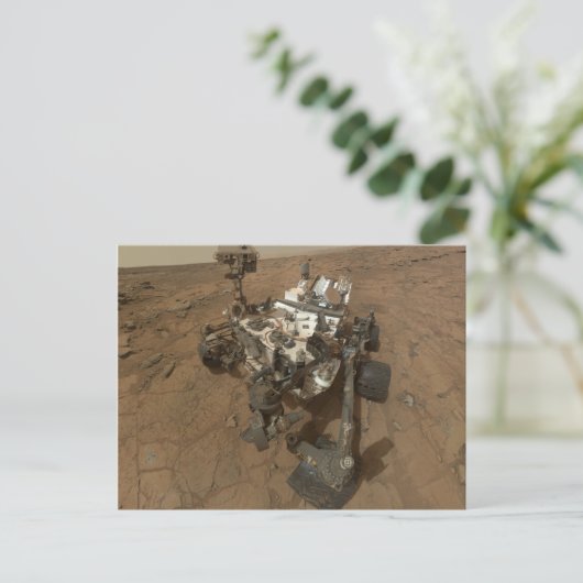 Curiousity Rover Briefkaart (Staand voorkant)