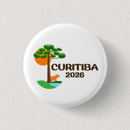 Curitiba Brazilië 2026 Internationale Conventie Sp Ronde Button 3,2 Cm