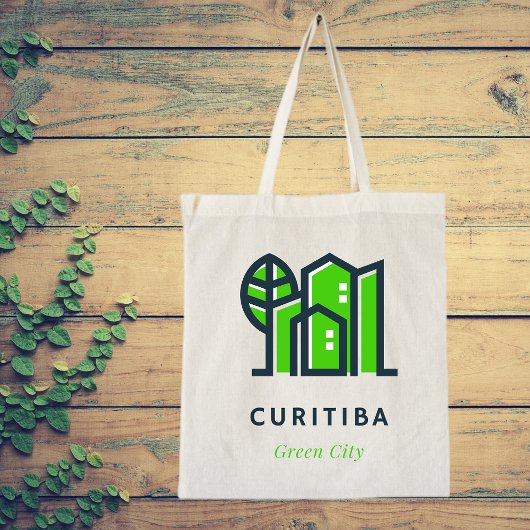 Curitiba Brazilië Latijns Duurzame Groene Stad Tote Bag