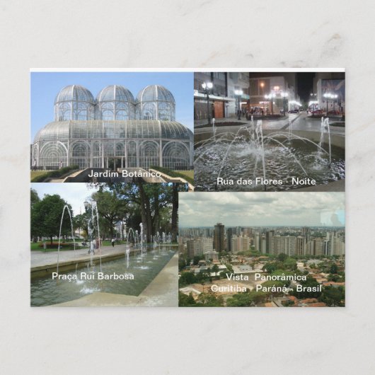 Curitiba - Paraná Briefkaart (Voorkant)