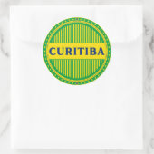 Curitiba Pride – Braziliaanse identiteit Ronde Sticker (Tas)